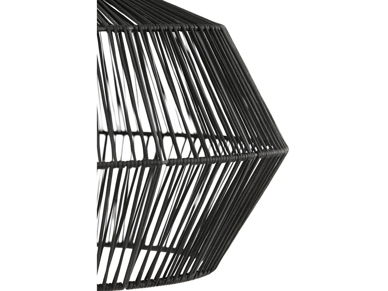 Suspension DEYA - Ø49x30cm - Noir