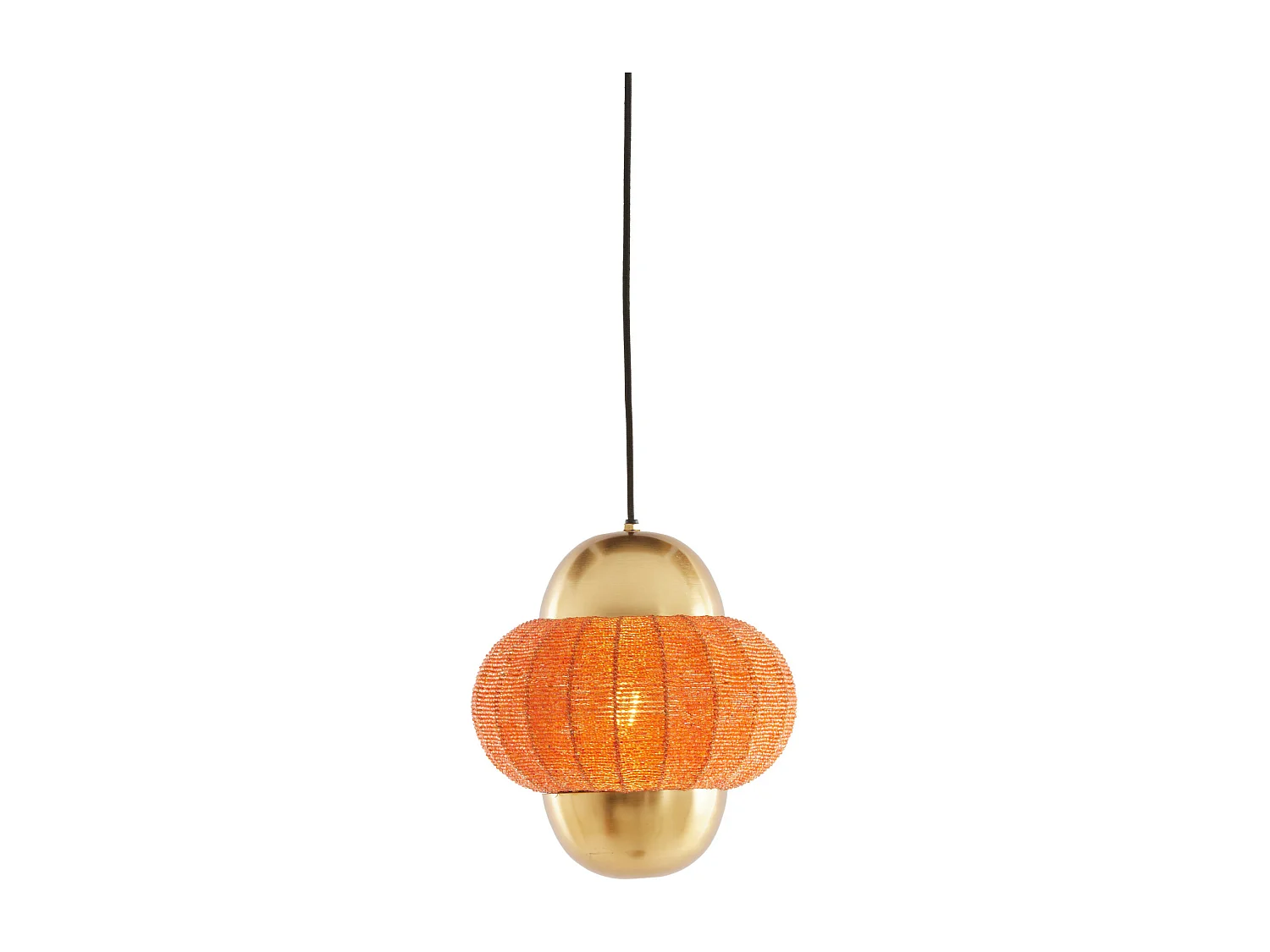 Lampe à suspension CETARA - Ø26x28cm - Orange