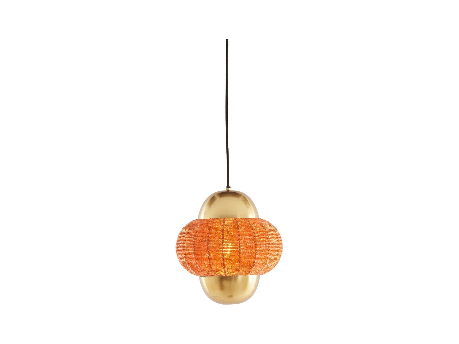 Lampe à suspension CETARA - Ø26x28cm - Orange