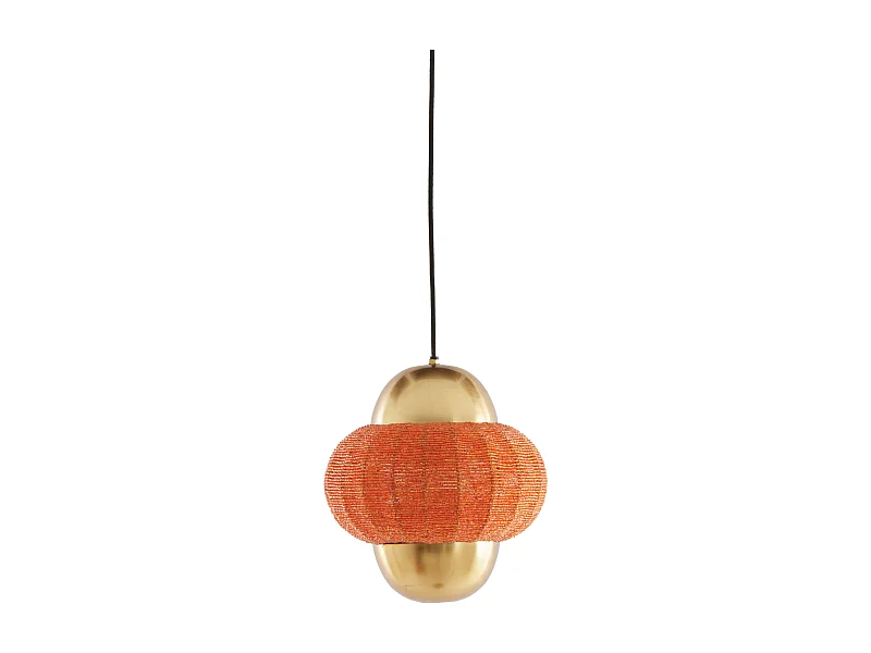 Lampe à suspension CETARA - Ø26x28cm - Orange