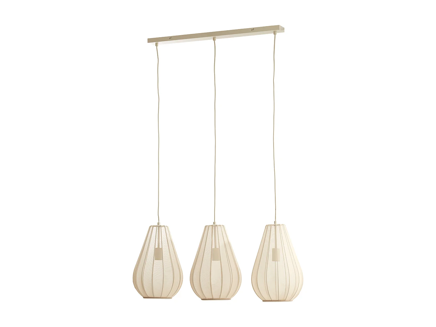 Lámpara colgante ITELA - 80x8x40cm - Marrón