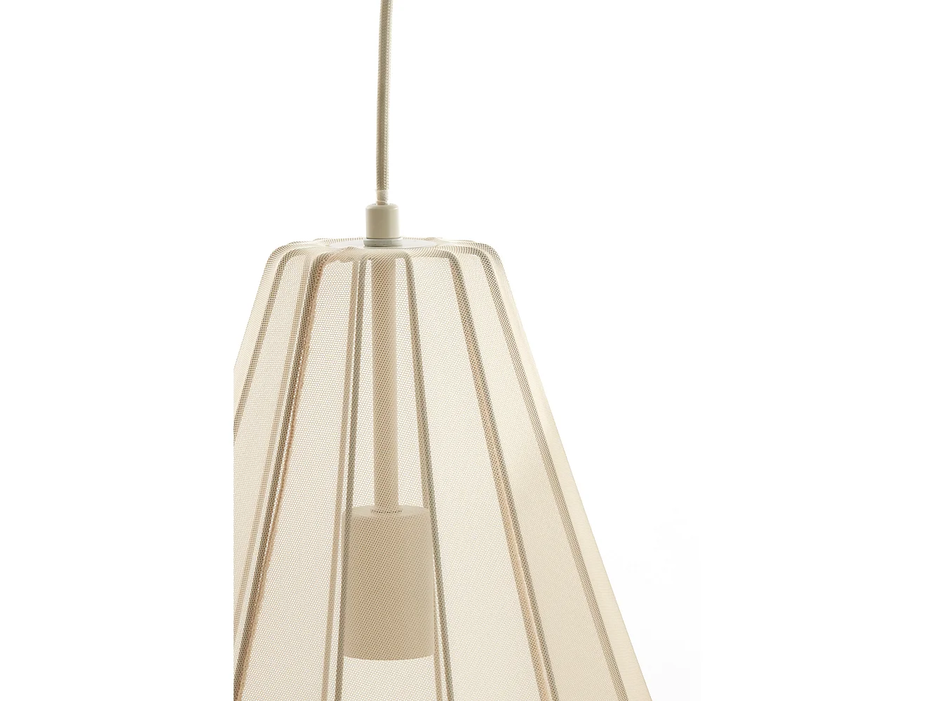 Lámpara colgante ITELA - 80x8x40cm - Marrón