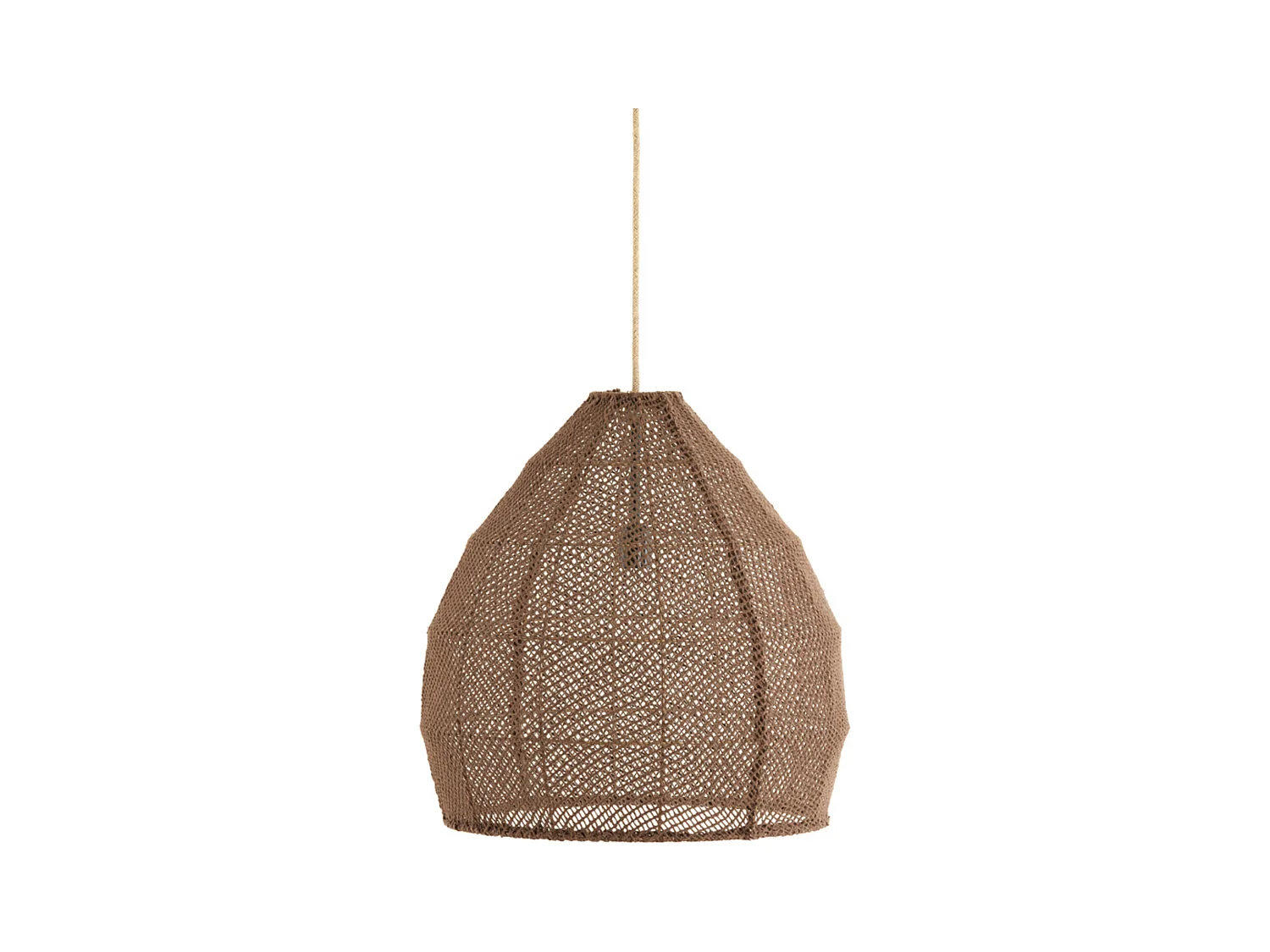 Suspension MAKASSAR - Ø50x50cm - Marron