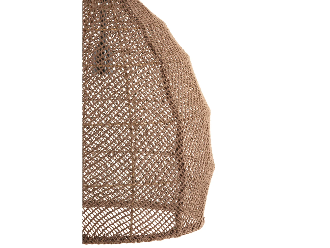 Lámpara colgante MAKASSAR - Ø50x50cm - Marrón