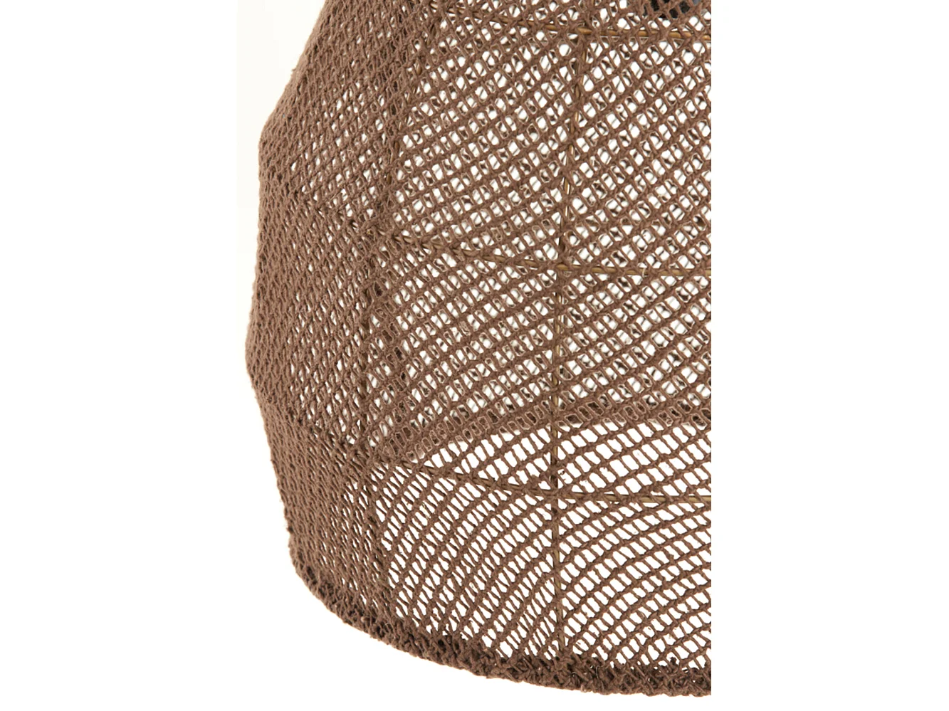 Lámpara colgante MAKASSAR - Ø50x50cm - Marrón