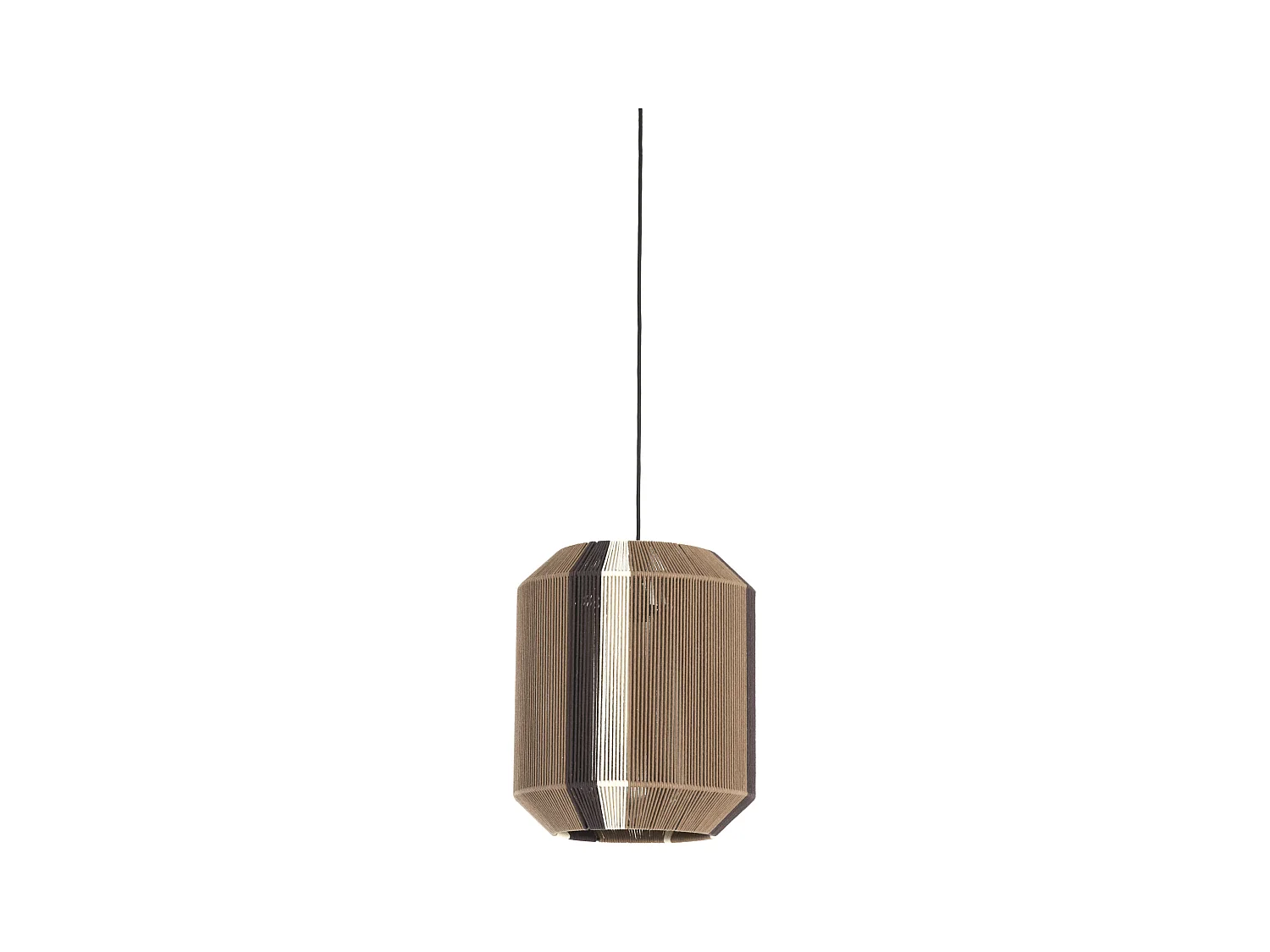 Suspension KOZANA - Ø36x43cm - Marron