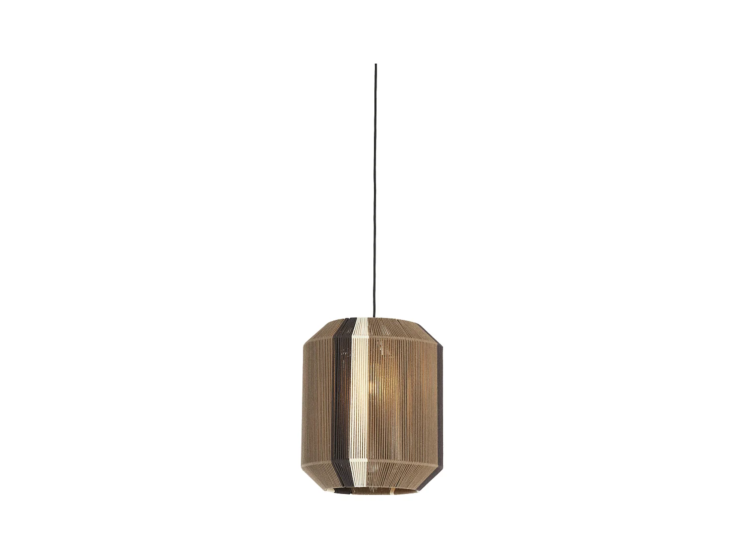 Suspension KOZANA - Ø36x43cm - Marron