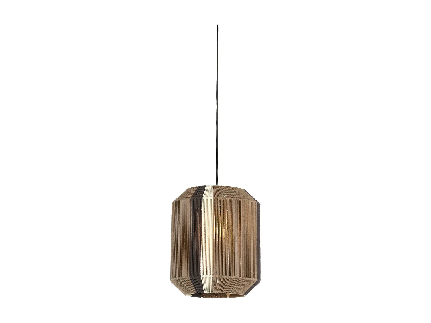 Suspension KOZANA - Ø36x43cm - Marron