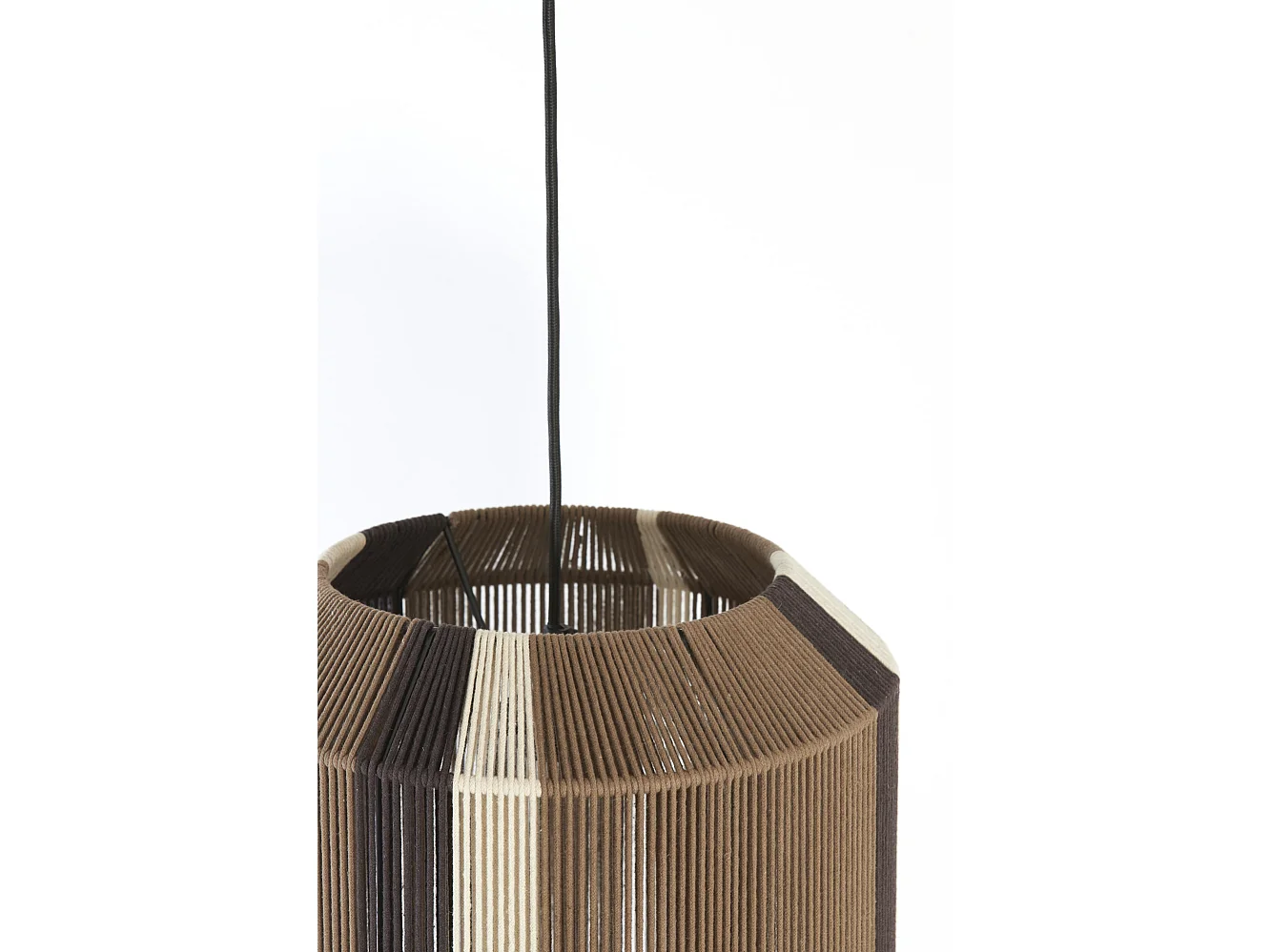 Suspension KOZANA - Ø36x43cm - Marron