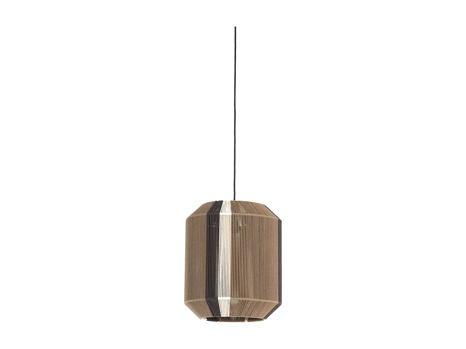 Suspension KOZANA - Ø36x43cm - Marron