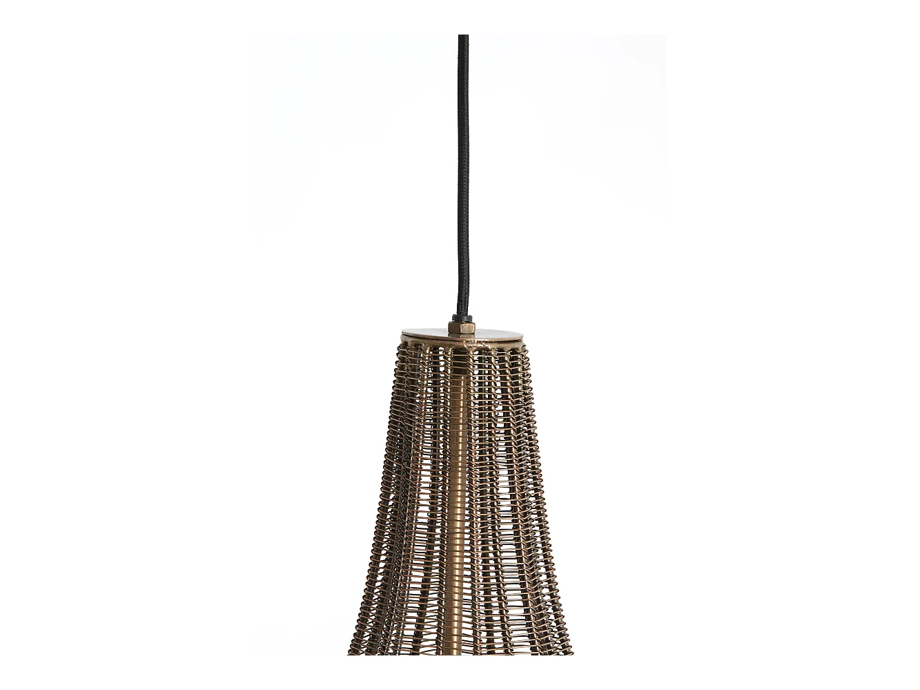 Lampe à suspension MARIAMA - Ø45x61cm - Bronze