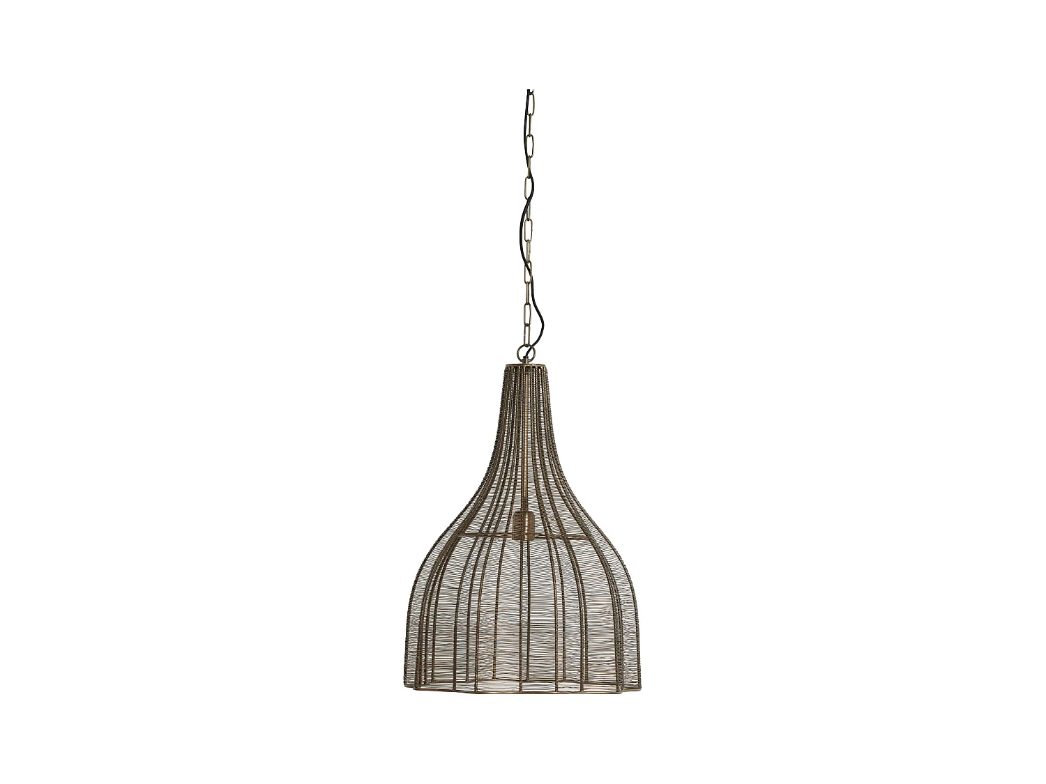 Lampe à suspension MARIAMA - Ø45x61cm - Bronze