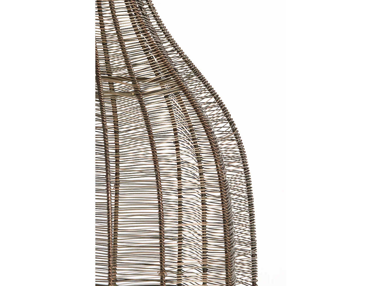 Lampe à suspension MARIAMA - Ø45x61cm - Bronze