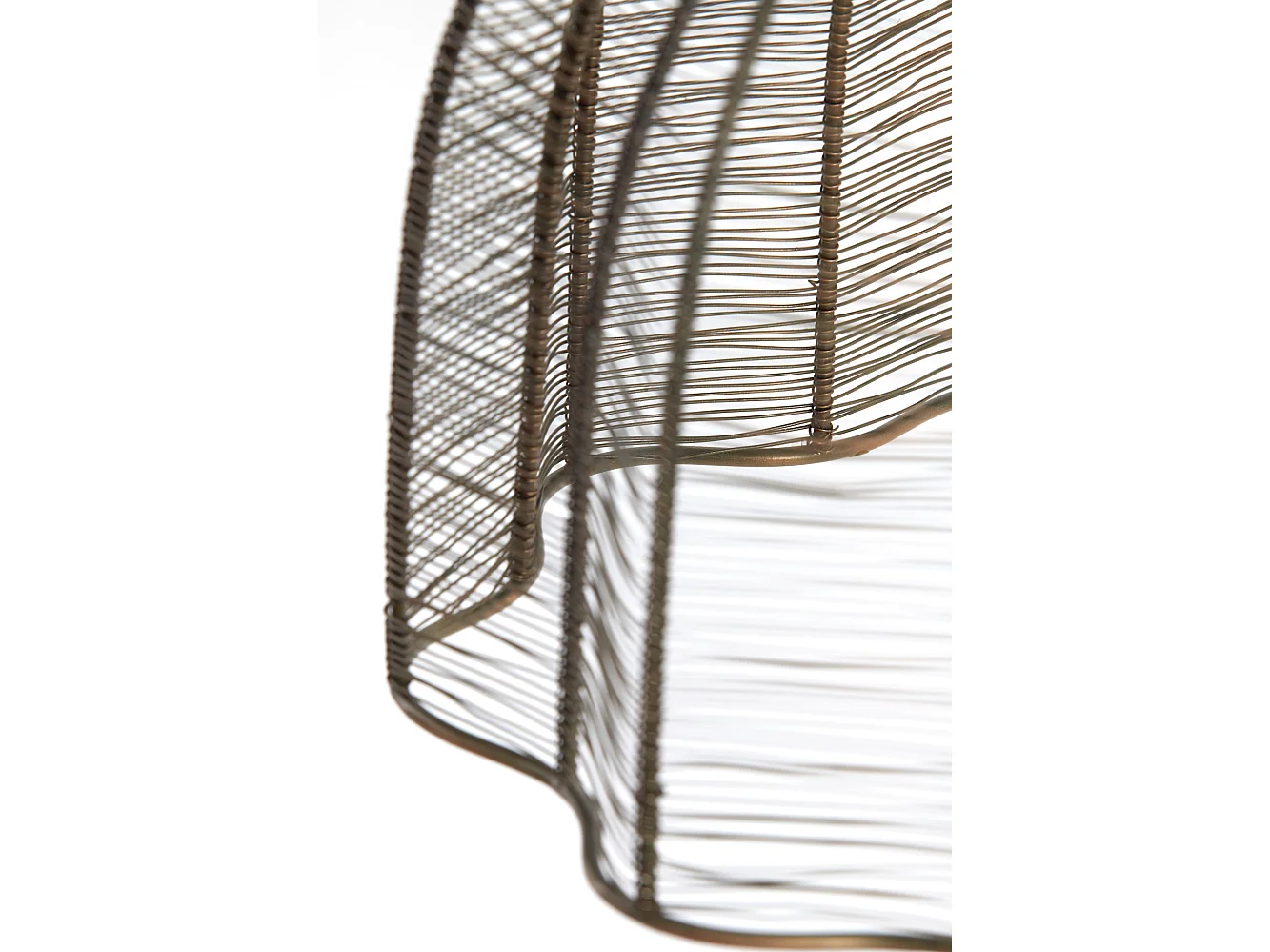 Lampe à suspension MARIAMA - Ø45x61cm - Bronze