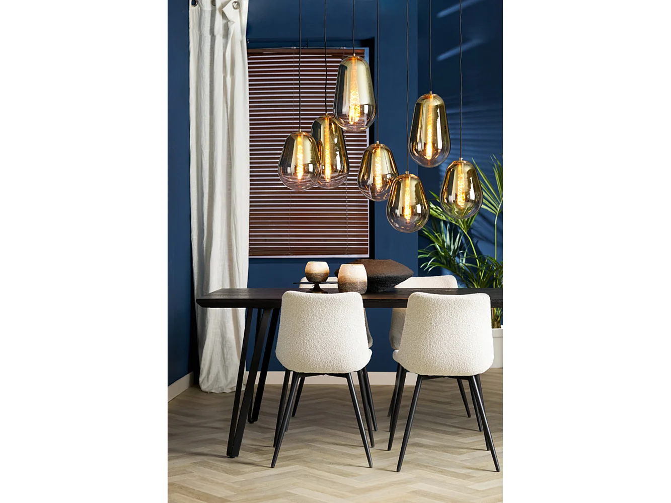 Suspension MAEVE - 100x35x69cm - Doré