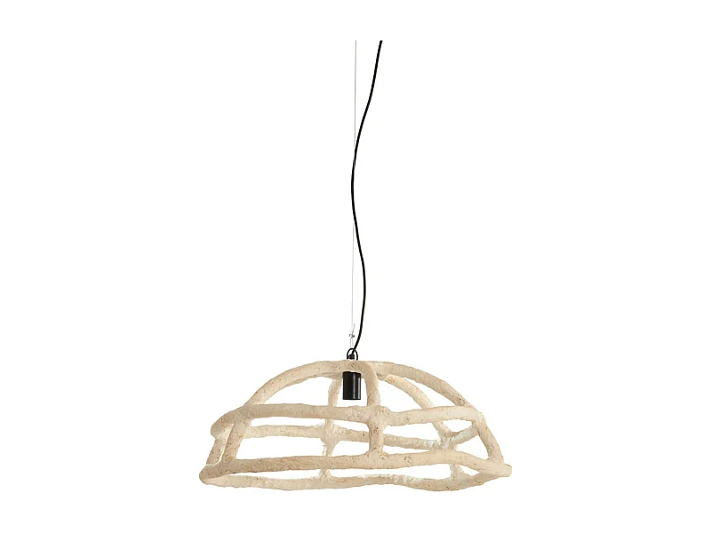 Hängelampe PORILA - Ø70x38cm - Braun