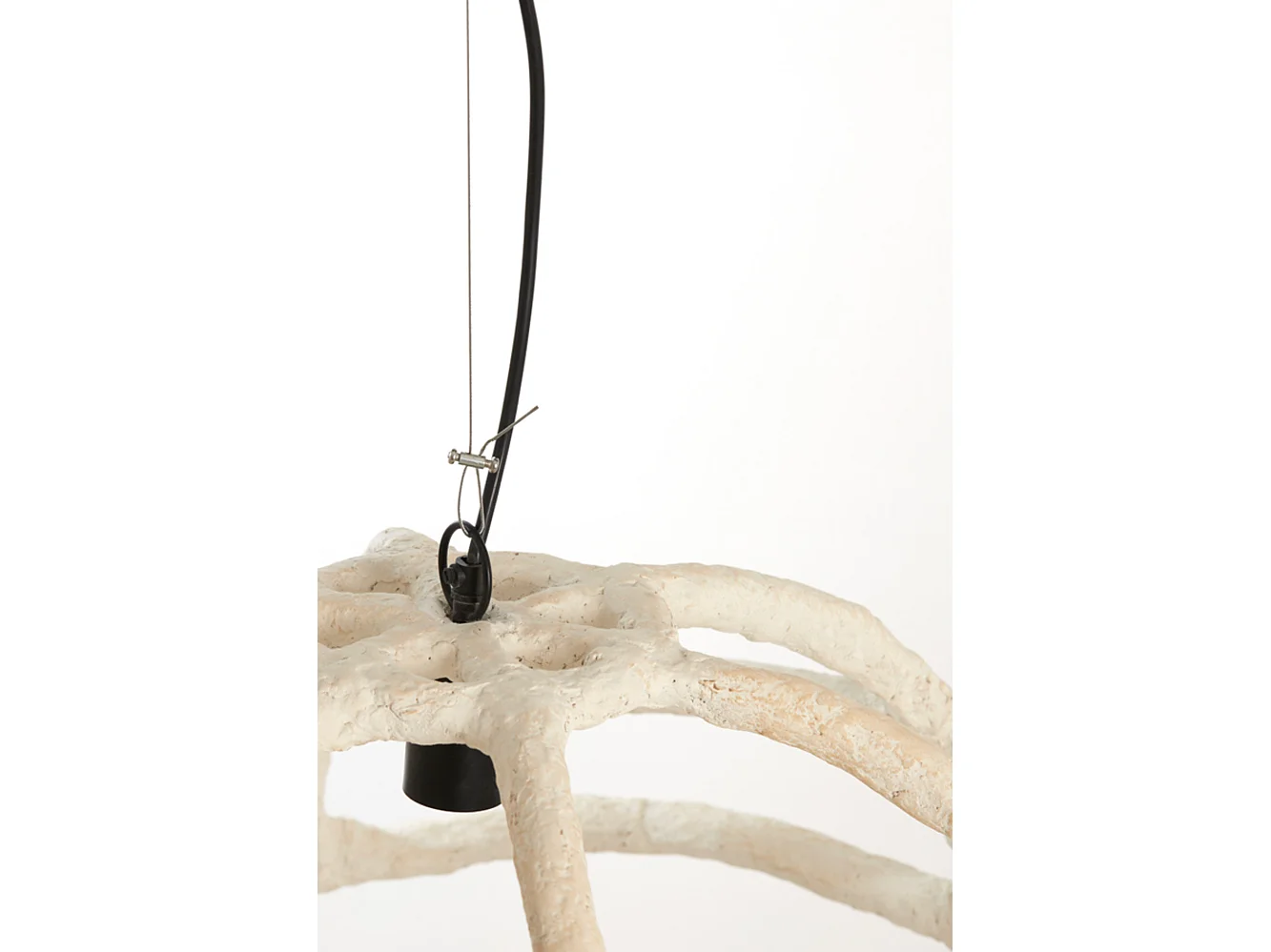 Suspension PORILA - Ø70x38cm - Marron