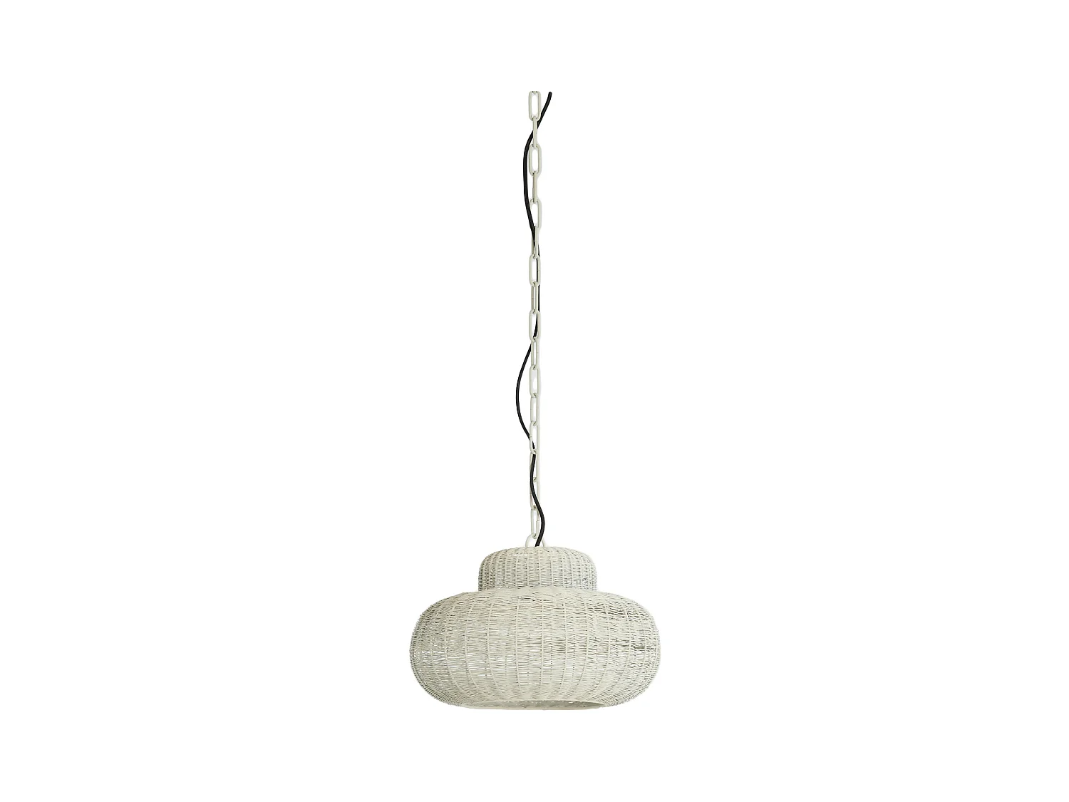 Suspension PIEDRA - Ø35x21,5cm - Blanc