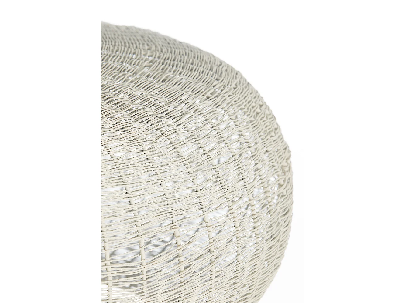 Suspension PIEDRA - Ø35x21,5cm - Blanc