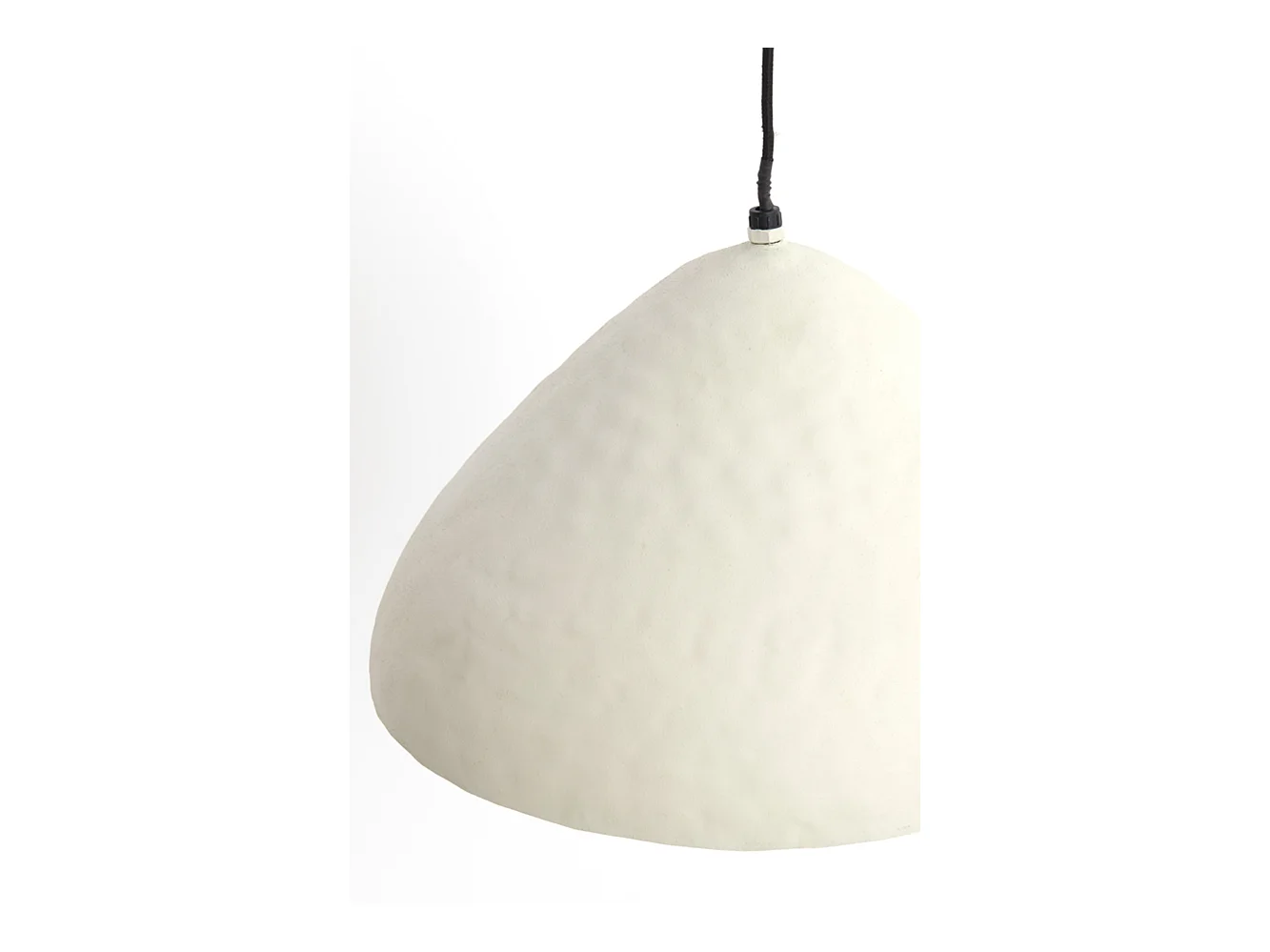 Hängelampe ELIMO - Ø32x20cm - Weiß