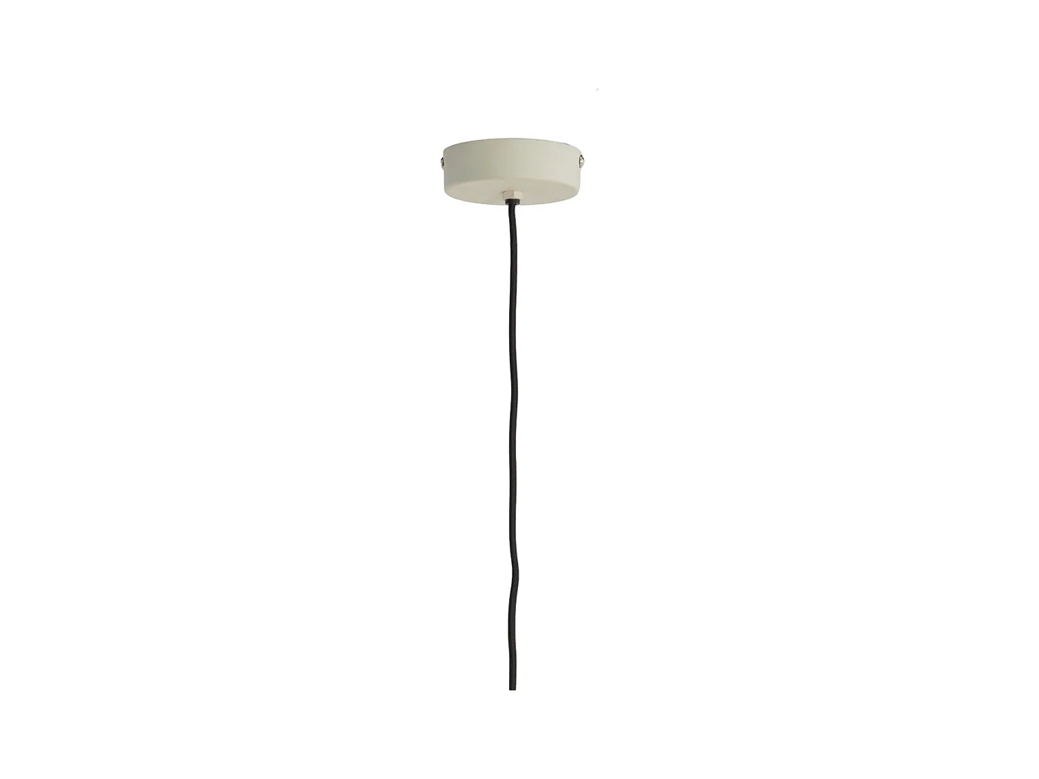 Hängelampe ELIMO - Ø32x20cm - Weiß