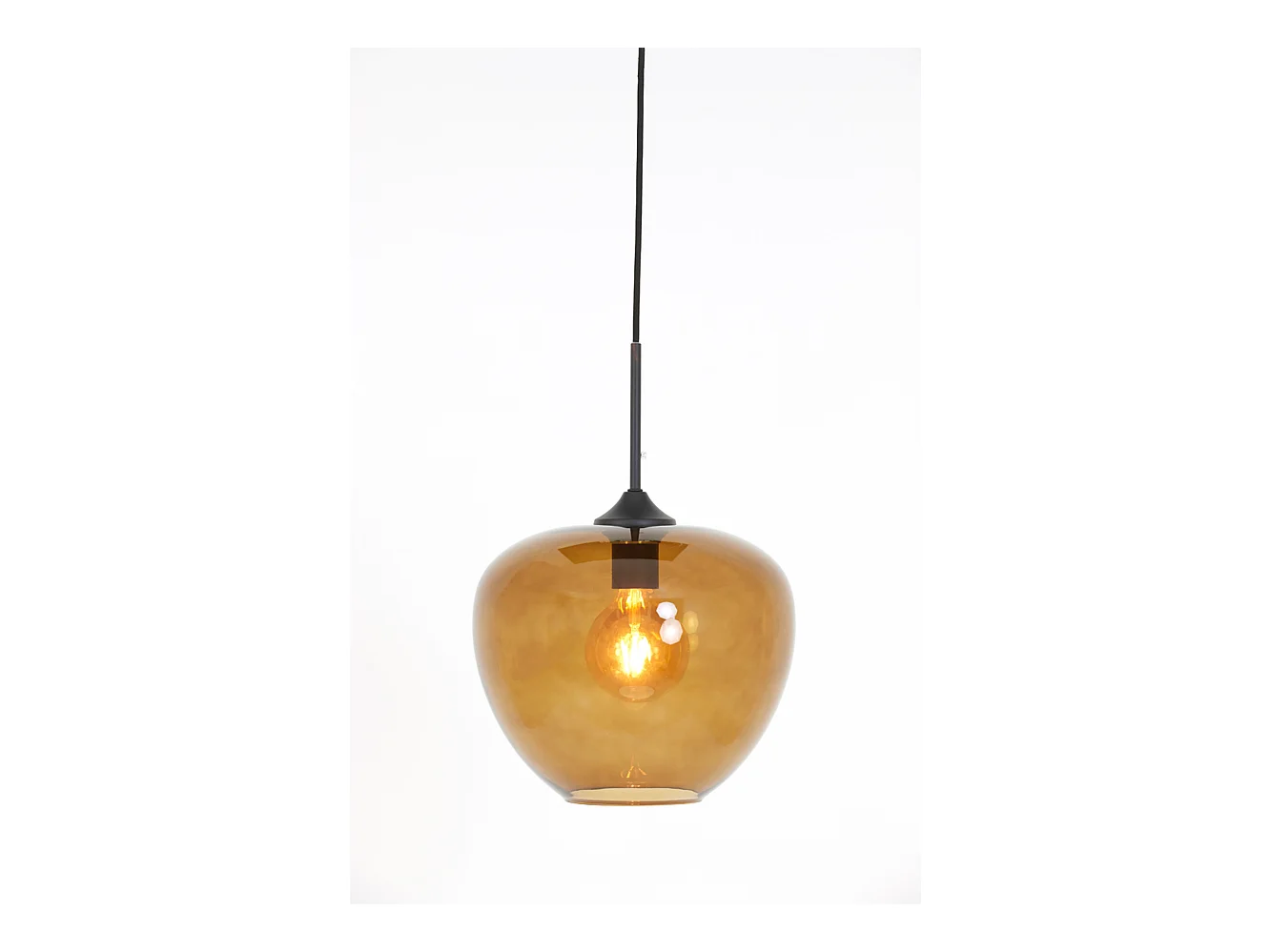 Suspension MAYSON - Ø30x25cm - Marron