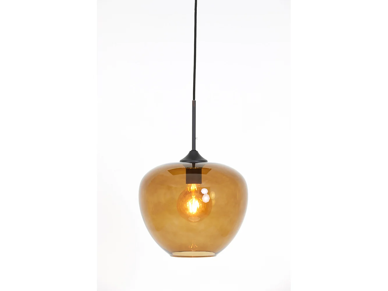 Suspension MAYSON - Ø30x25cm - Marron