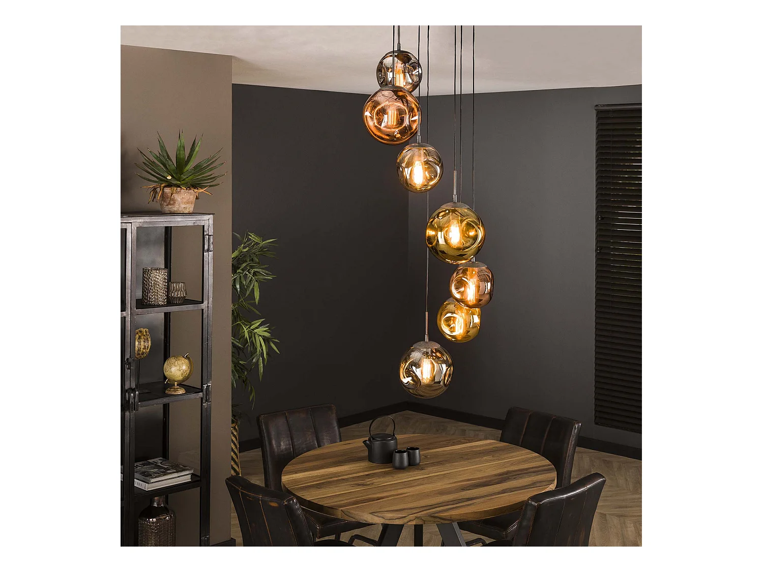 Suspension 7L Stepped Stellar - Argent Vieilli