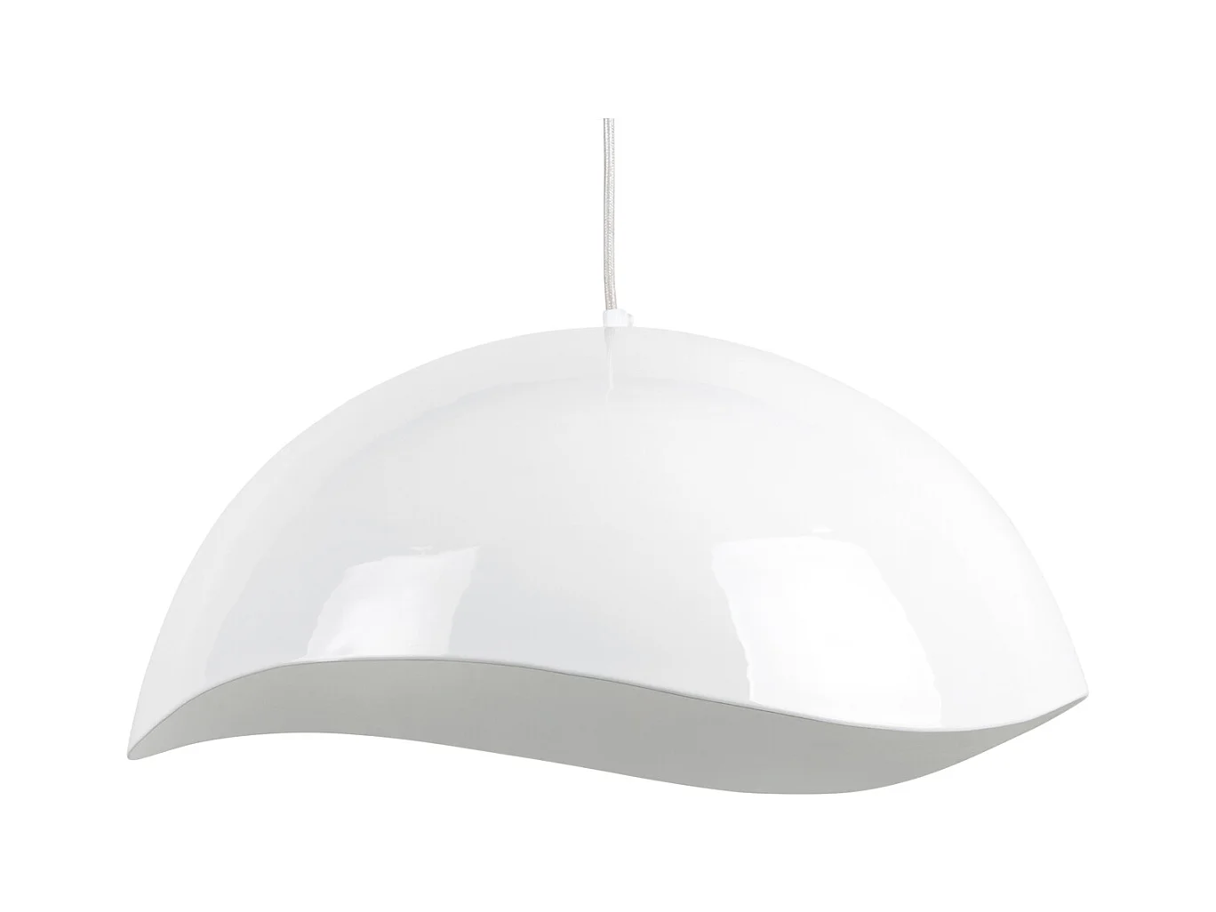 Lampe suspendue Waved Large - Blanc
