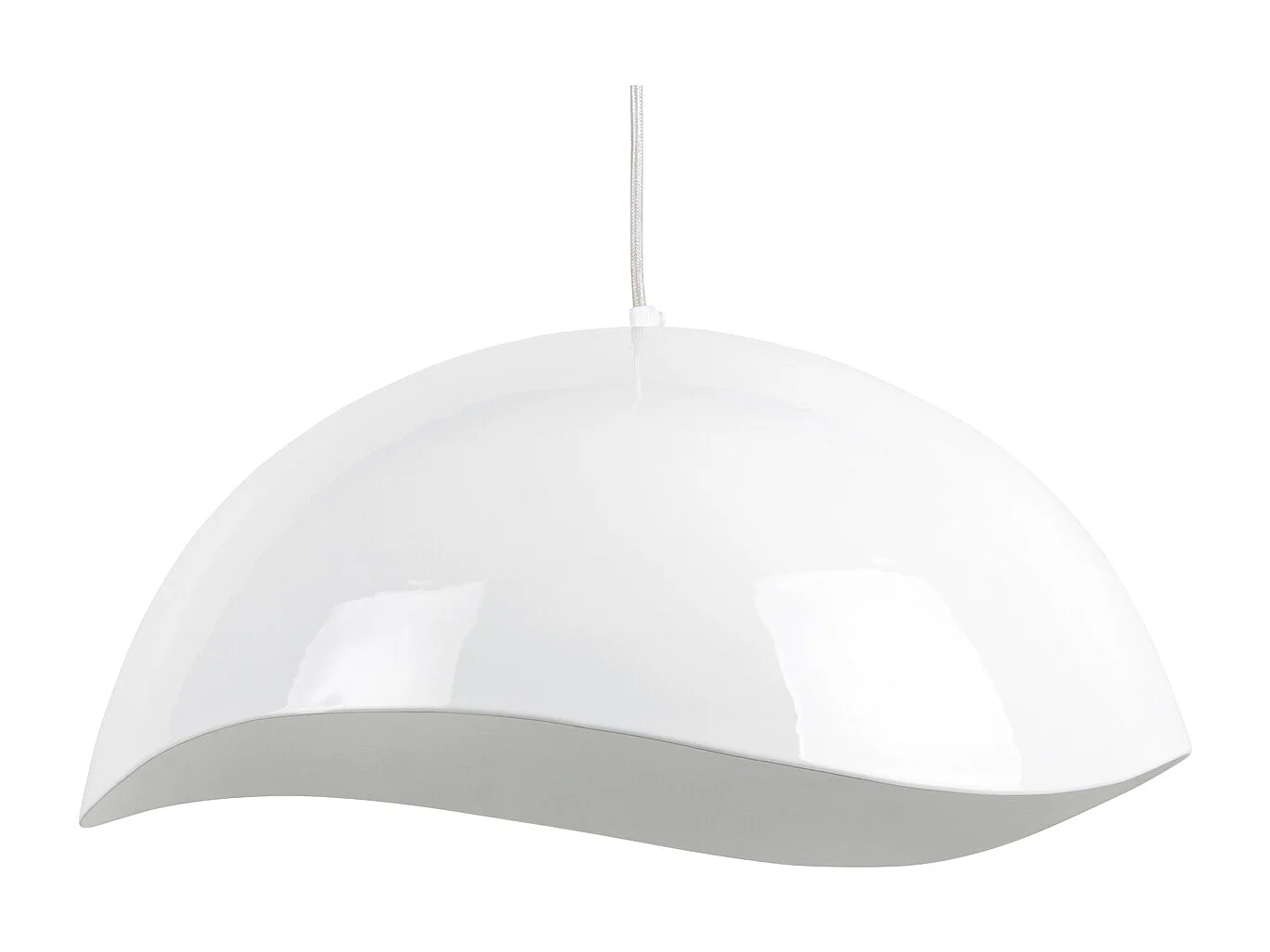 Lampe suspendue Waved Large - Blanc