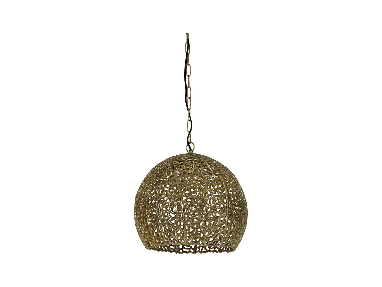 Lampe à suspension SINULA - Ø39x38cm - Or