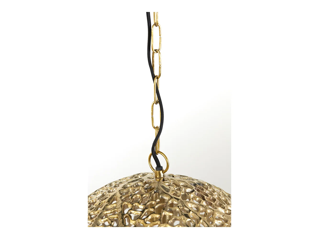 Lampe à suspension SINULA - Ø39x38cm - Or