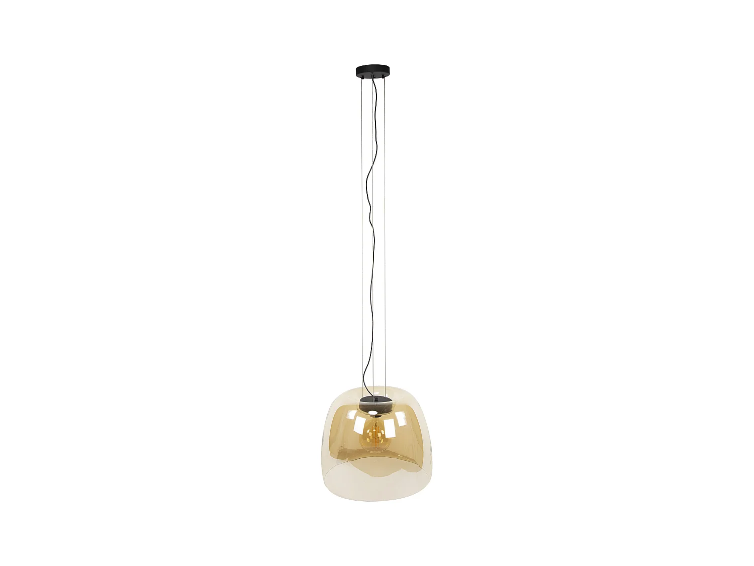 Suspension 1L Drift XL Glass - Verre couleur ambre