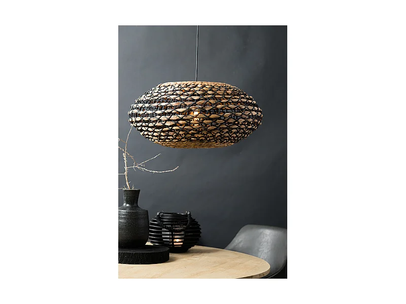 Suspension TRIPOLI - Ø60x29,5cm - Noir