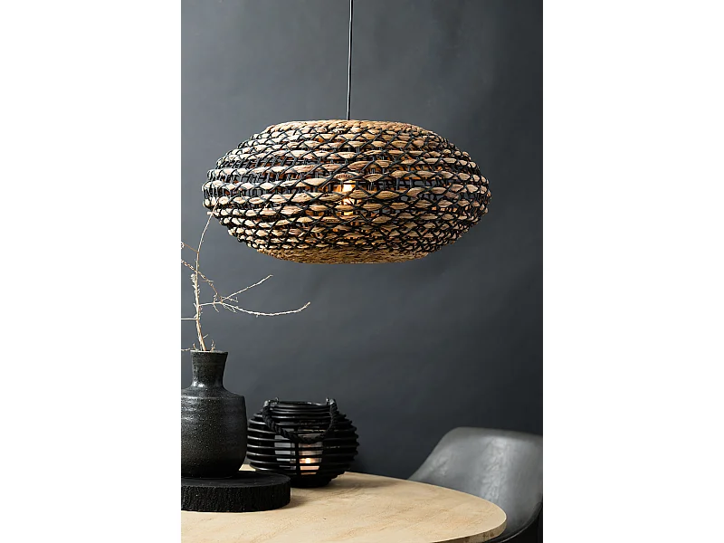 Suspension TRIPOLI - Ø60x29,5cm - Noir