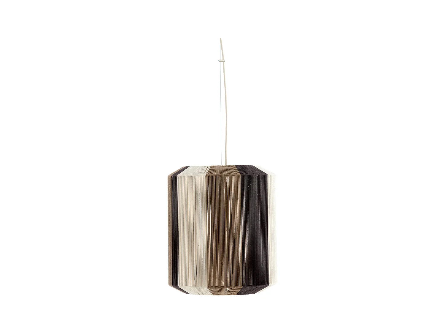Suspension KOZANA - Ø48x55cm - Blanc