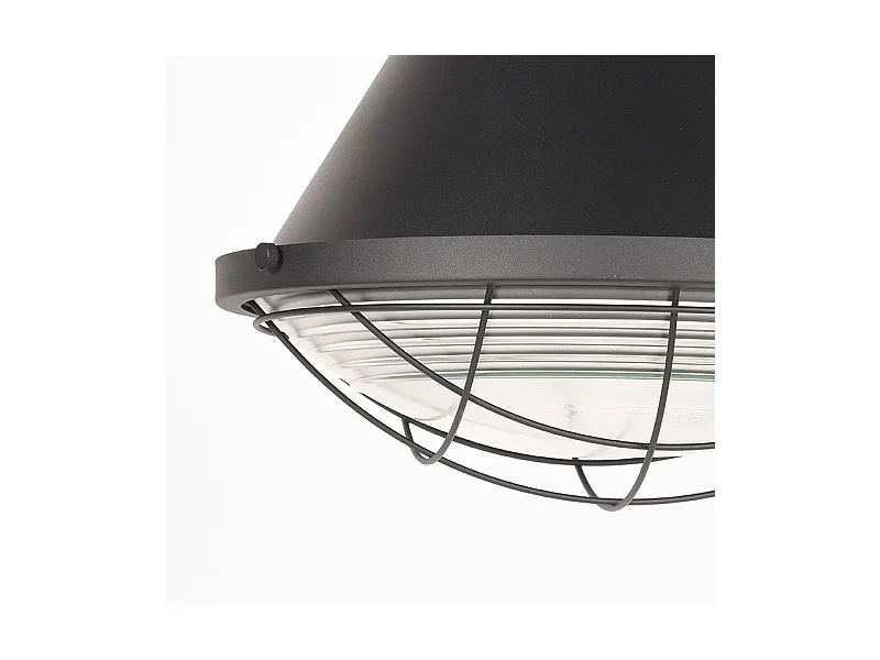 Suspension Duisburg - Noir - Métal