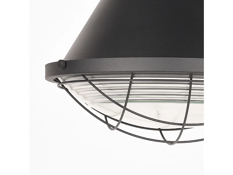 Suspension Duisburg - Noir - Métal