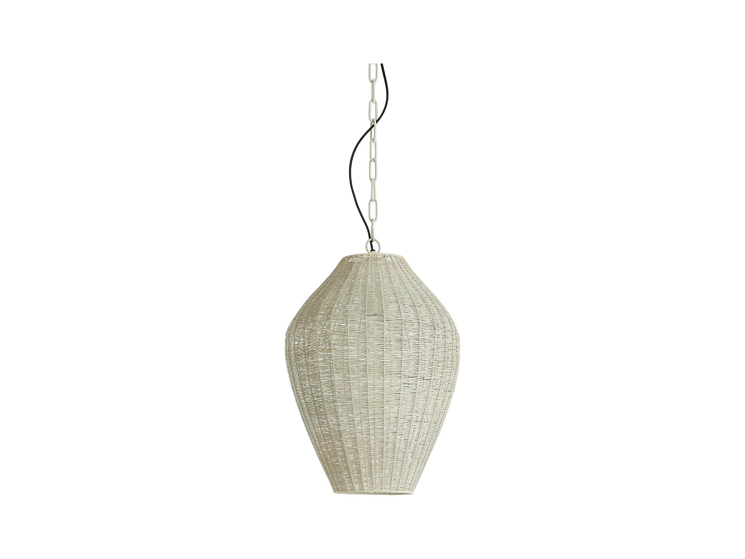 Suspension ARRIATE - Ø33x46cm - Blanc
