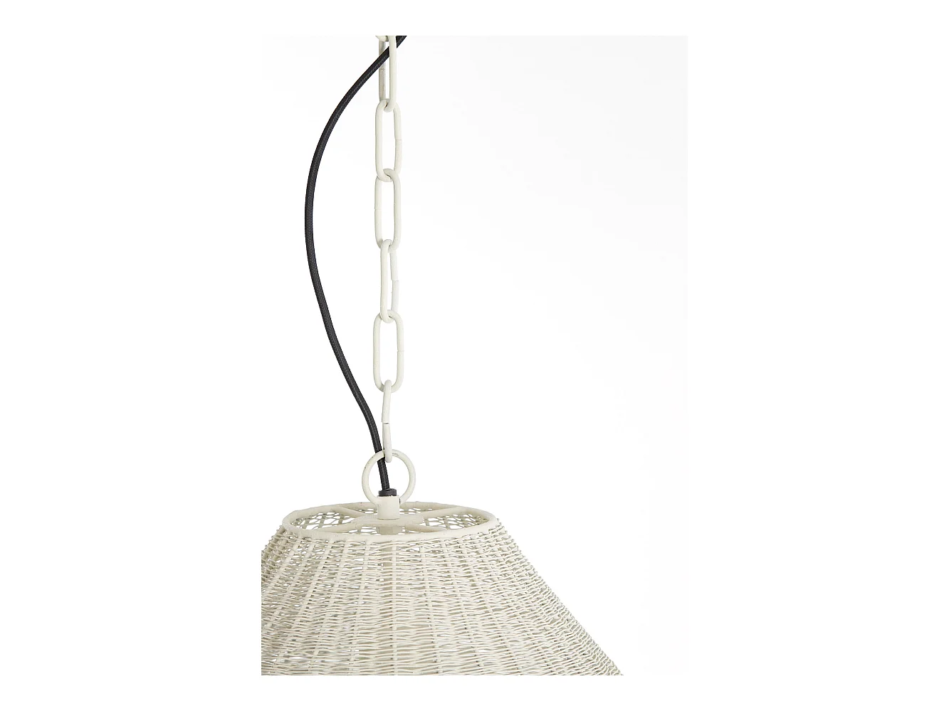 Suspension ARRIATE - Ø33x46cm - Blanc