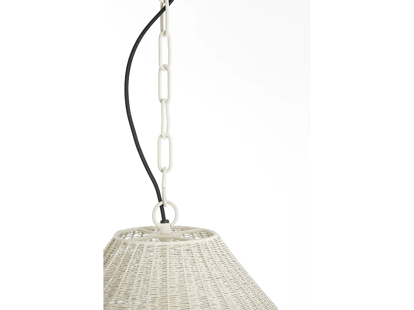 Suspension ARRIATE - Ø33x46cm - Blanc