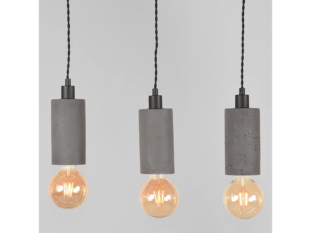 Hanglamp Fresco - Concrete - 5-lichts