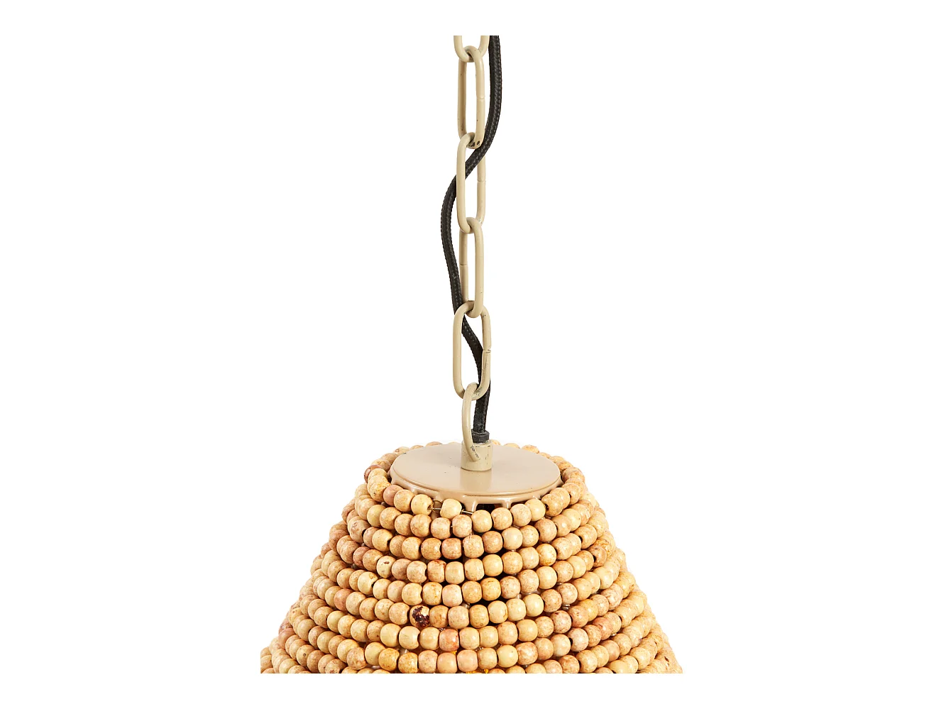 Suspension KABINDA - Ø40x51cm - Marron