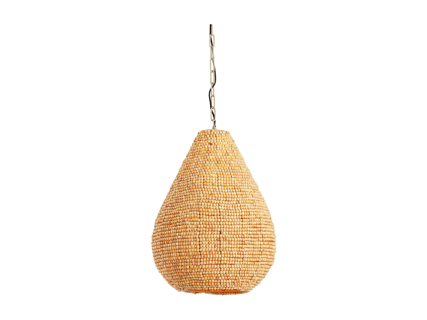 Hanglamp KABINDA - Ø40x51cm - Bruin