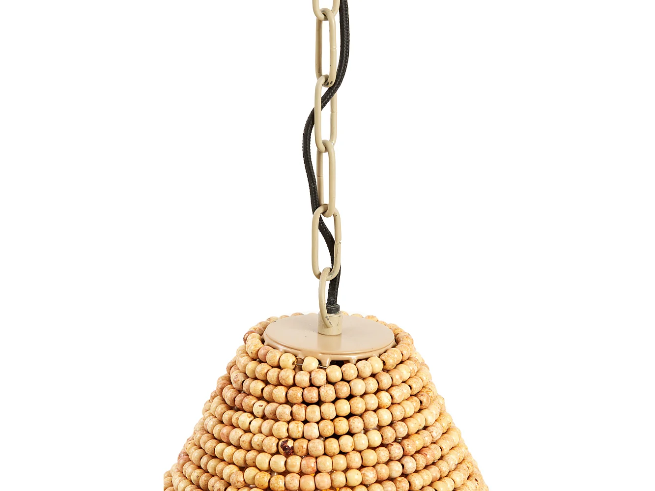 Hanglamp KABINDA - Ø40x51cm - Bruin