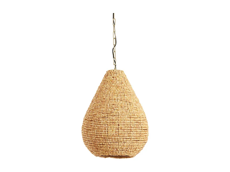 Hanglamp KABINDA - Ø40x51cm - Bruin