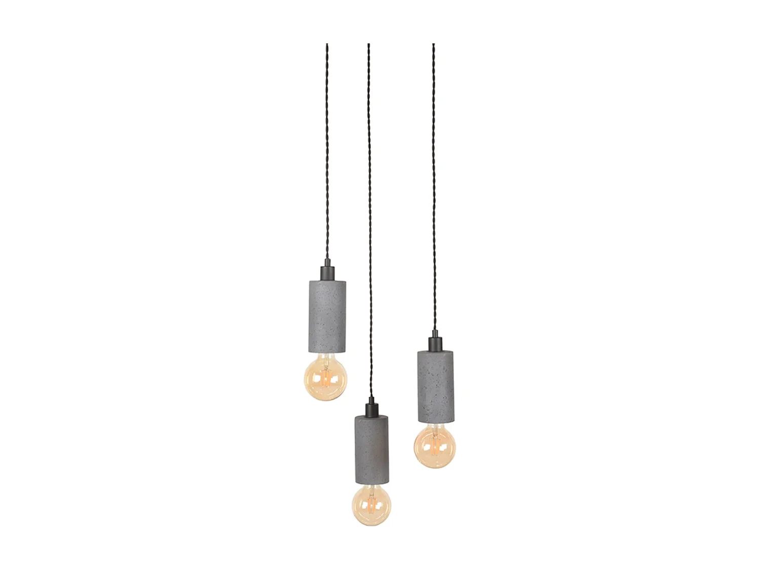 Hanglamp Fresco - Concrete - 3-lichts