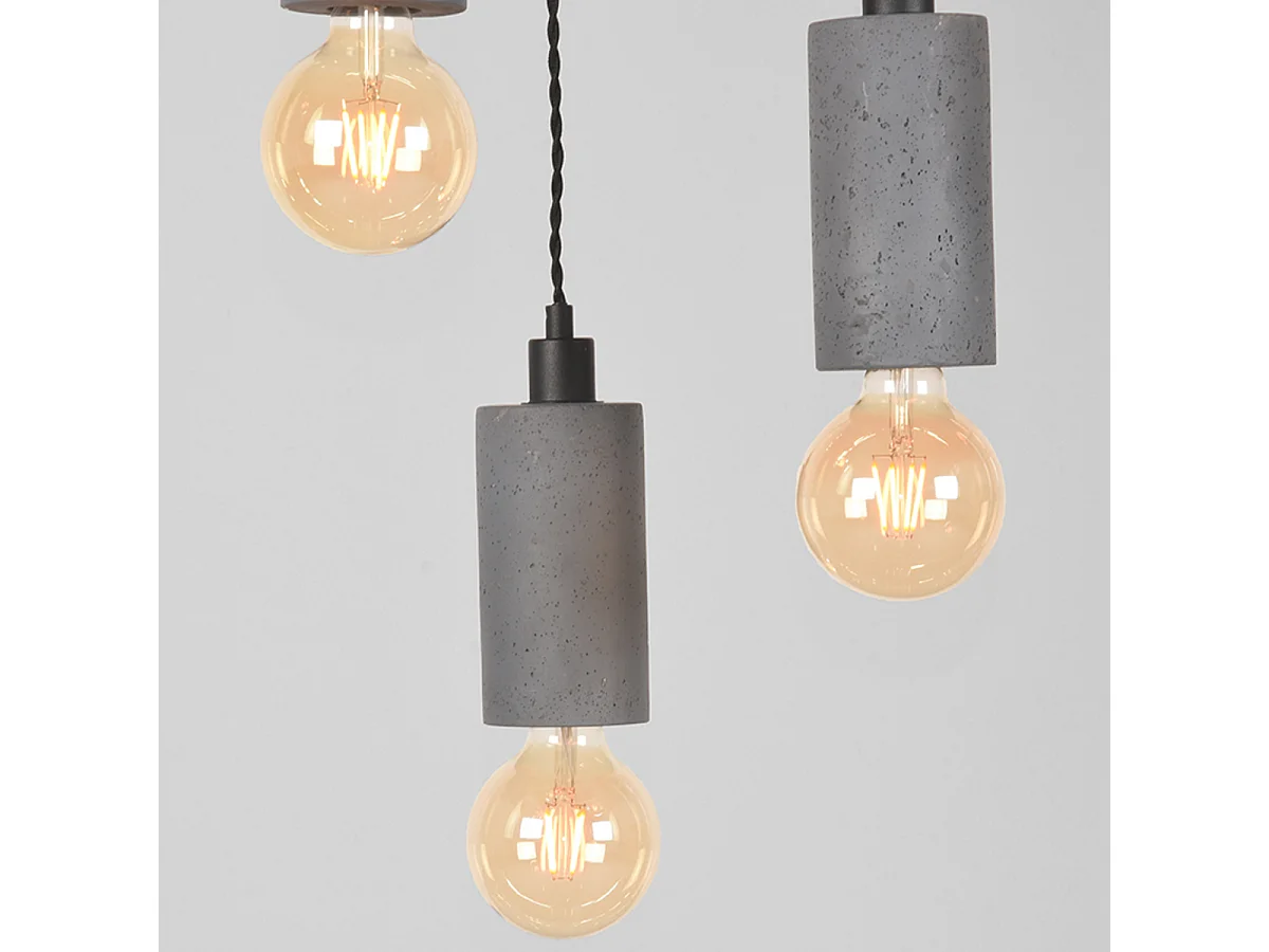 Hanglamp Fresco - Concrete - 3-lichts