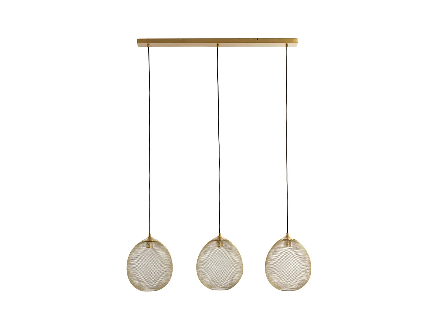 Suspension MOROC - 104x30x34cm - Doré