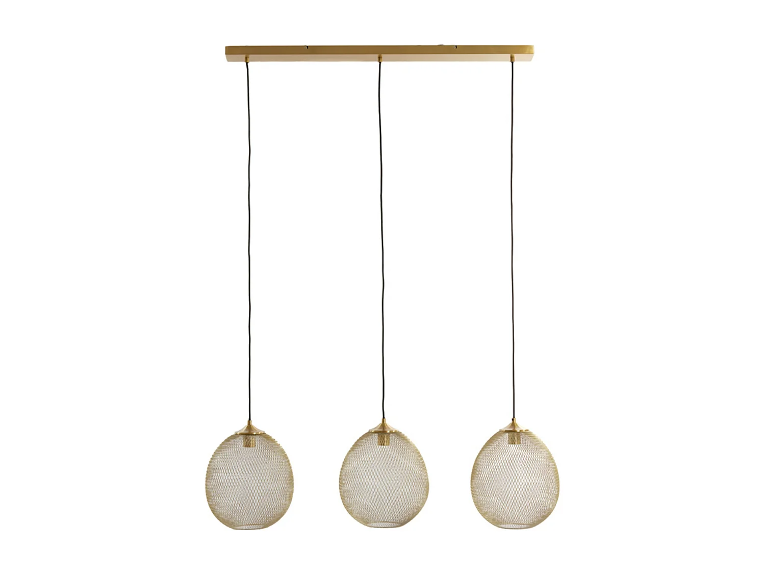 Suspension MOROC - 104x30x34cm - Doré